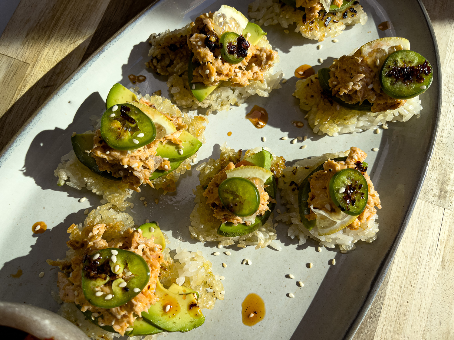 Crispy Rice & Salmon Bites